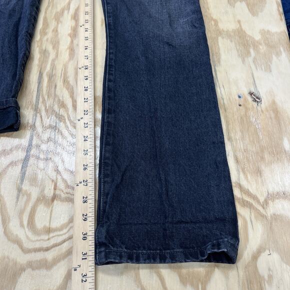 Levi’s 501 Original Button Fly Big E Black Denim Selvedge Men's 32x32 Jeans - Picture 14 of 16